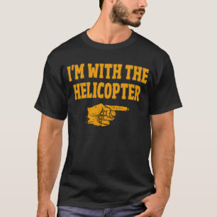 Camiseta Estoy con el Helicopter Funny Couple Halloween