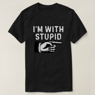 Camiseta Estoy con el índice de tonto