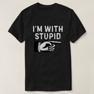 Camiseta Estoy con el índice de tonto
