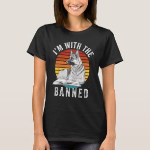 Camiseta Estoy con el libro de libros prohibido de lecturaW