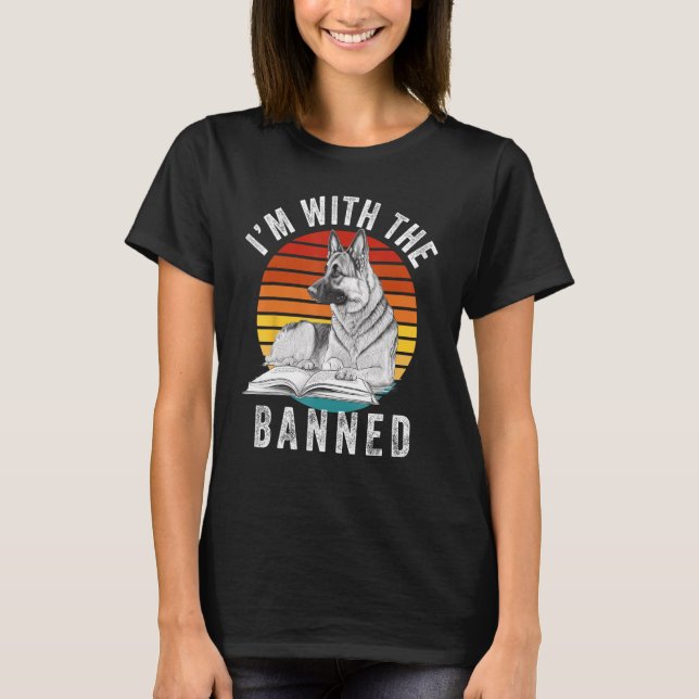 Camiseta Estoy con el libro de libros prohibido de lecturaW (Anverso)