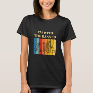 Camiseta Estoy con el libro de libros prohibidos