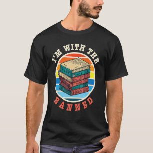 Camiseta Estoy con el libro de libros prohibidos de lectura