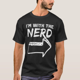 Camiseta Estoy con el nerd Arrow RIGHT Funny Halloween Cute