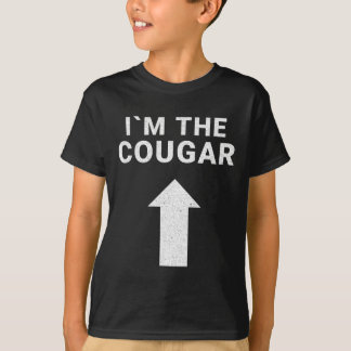 Camiseta Estoy con el regalo de cumpleaños de Cougar Humor