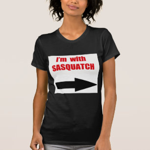Camiseta Estoy con el sasquatch