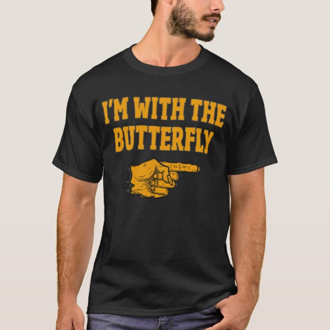 Camiseta Estoy con el traje de Halloween que combina maripo (Anverso)