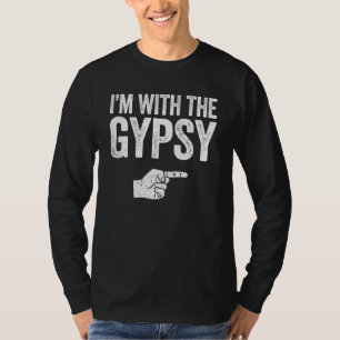 Camiseta Estoy con el traje gitano que coincide con el gita