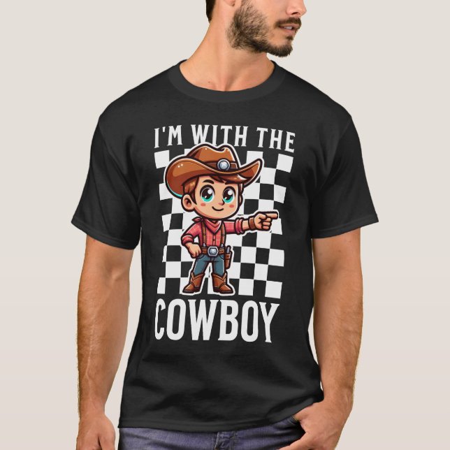 Camiseta Estoy Con El Vaquero (Anverso)