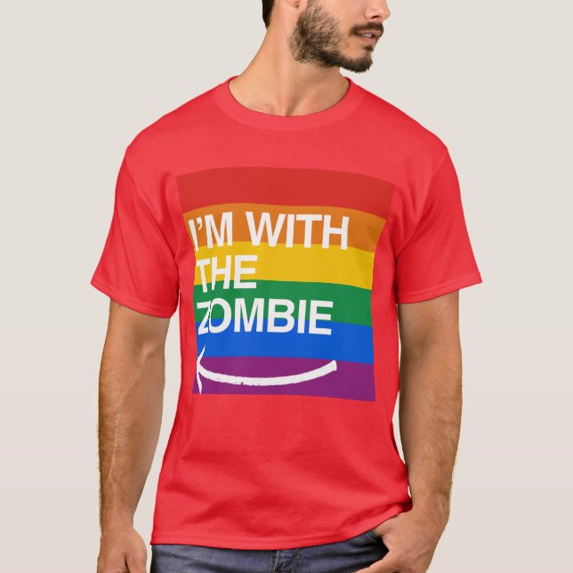 Camiseta Estoy CON EL ZOMBI (Anverso)