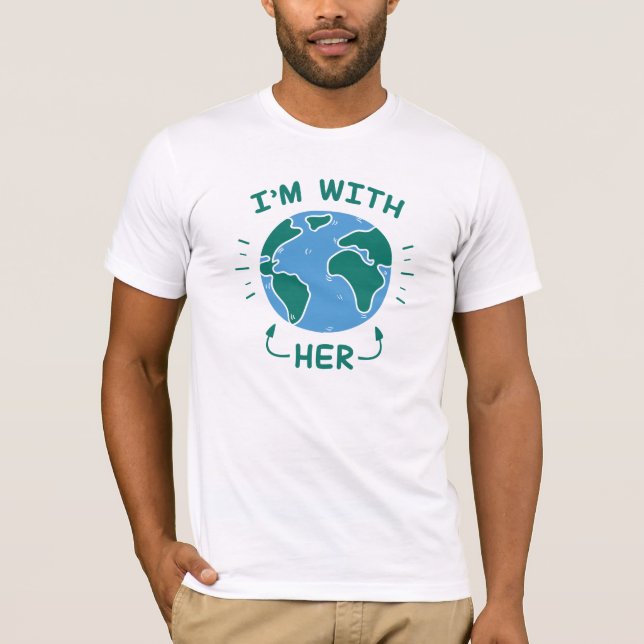 Camiseta Estoy con ella (Anverso)