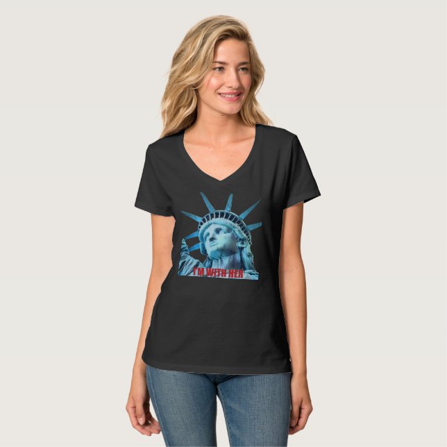 Camiseta Estoy con ella (Anverso completo)