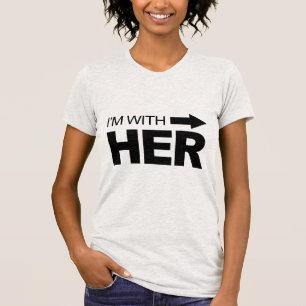 Camiseta Estoy con ella (derecho)