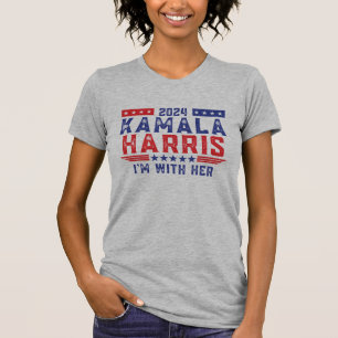 Camiseta Estoy con ella Kamala Vota por la Presidenta Kamal