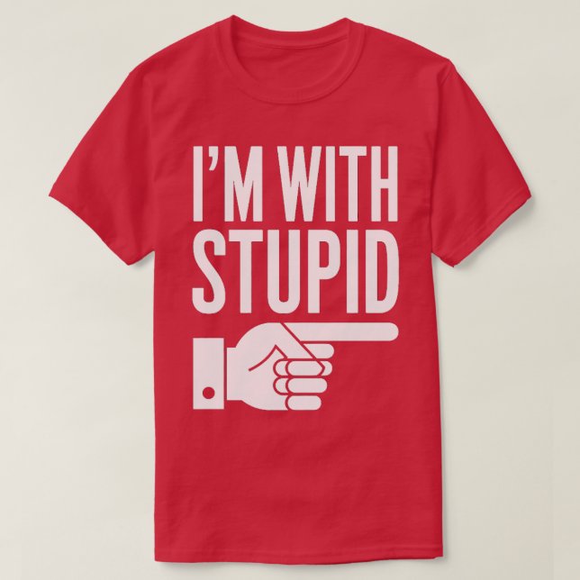 Camiseta estoy con estupidez 12 (Diseño del anverso)