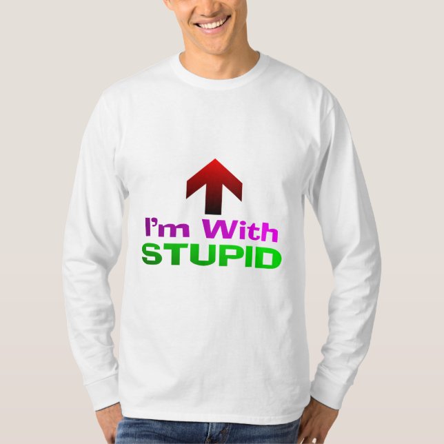 Camiseta Estoy con ESTÚPIDO (Anverso)
