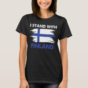 Camiseta Estoy Con Finlandia Bandera Apoyando A Finlandia