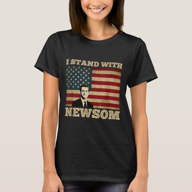 Camiseta Estoy Con Gavin Newsom (Anverso)