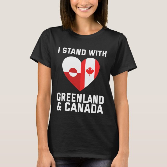 Camiseta Estoy Con Groenlandia Y Canadá (Anverso)
