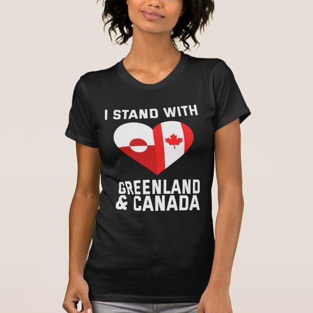 Camiseta Estoy Con Groenlandia Y Canadá (Anverso)