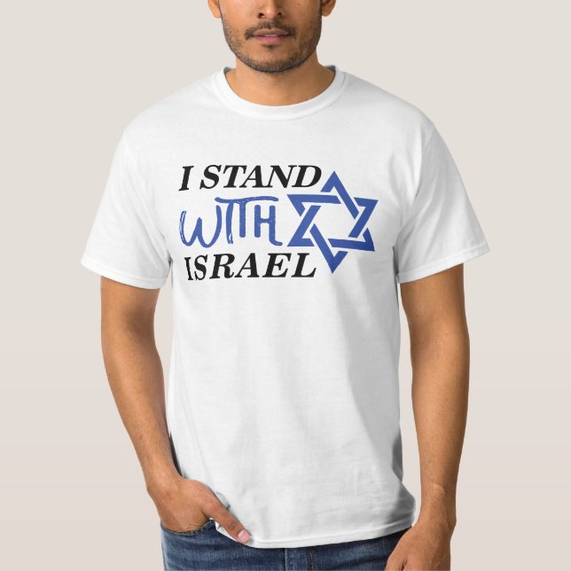 Camiseta Estoy Con Israel | Orgullo (Anverso)