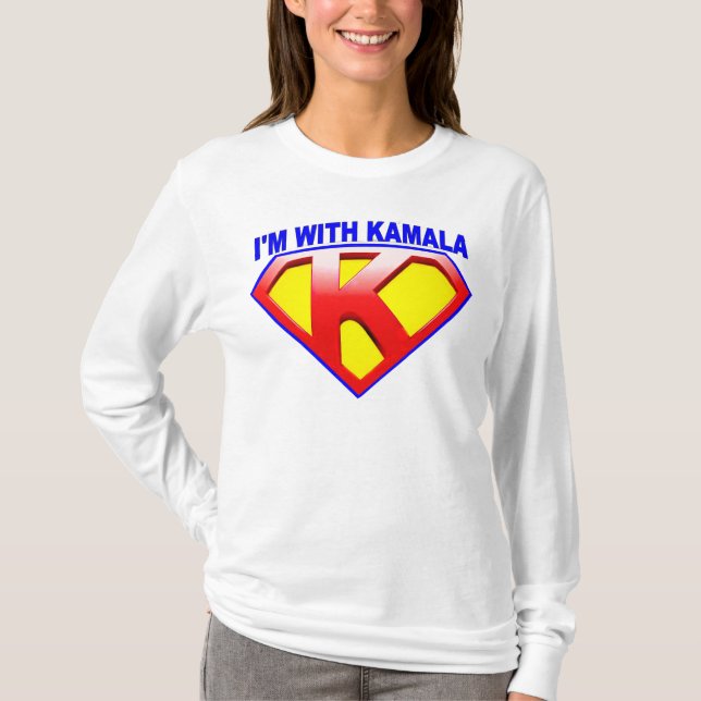 Camiseta Estoy con Kamala Escudo (Anverso)