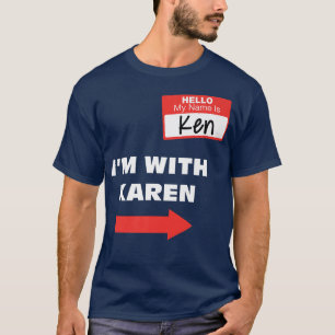Camiseta Estoy con Karen Funny Couples Ken Halloween Treat