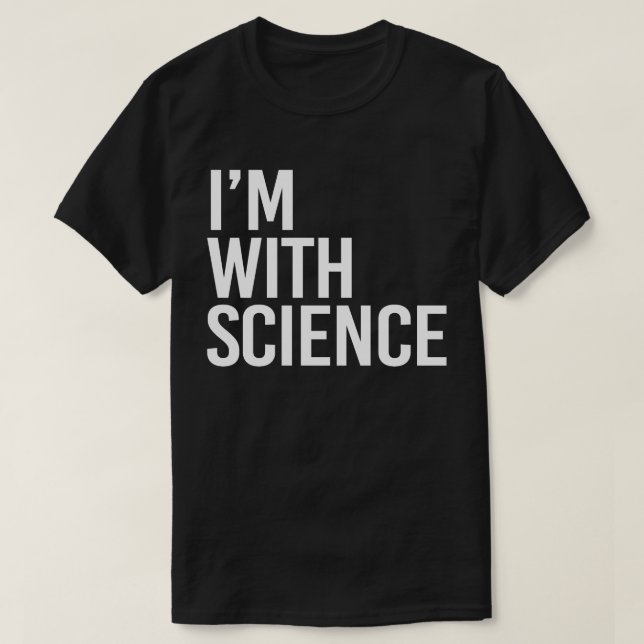 Camiseta Estoy con la ciencia (Diseño del anverso)