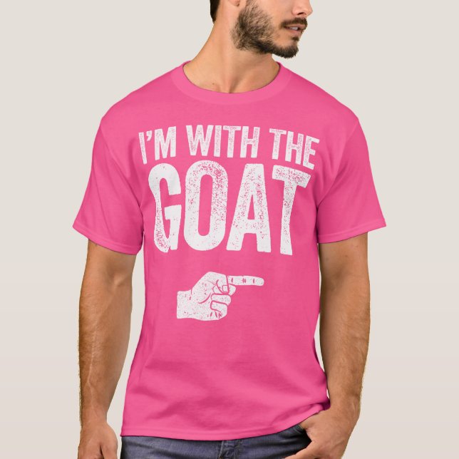Camiseta Estoy Con La Coincidencia De Cabras (Anverso)