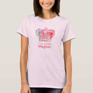 Camiseta Estoy con la corona real de Meghan Markle