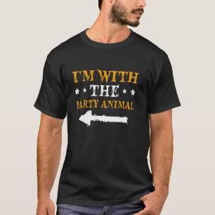 Camiseta Estoy con la Fiesta Animal Funny Couple Halloween