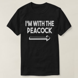 Camiseta Estoy con la fiesta de los pavos reales que coinci