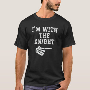 Camiseta Estoy con la Hallowe de Parejas de Knight Point