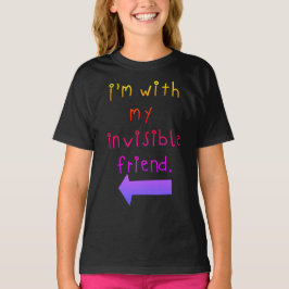 Camiseta Estoy con la luz invisible de mi amigo en la camis