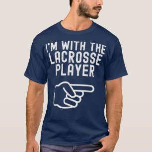 Camiseta Estoy con la pareja divertida de Lacrosse Player