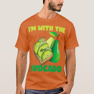 Camiseta Estoy Con La Tostada De Aguacate Halloween Gracios
