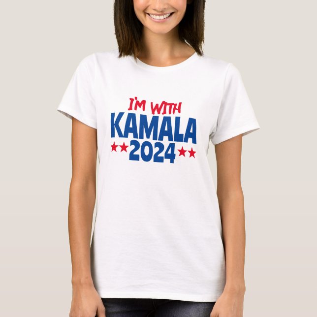 Camiseta Estoy con las elecciones Kamala Harris 2024 (Anverso)