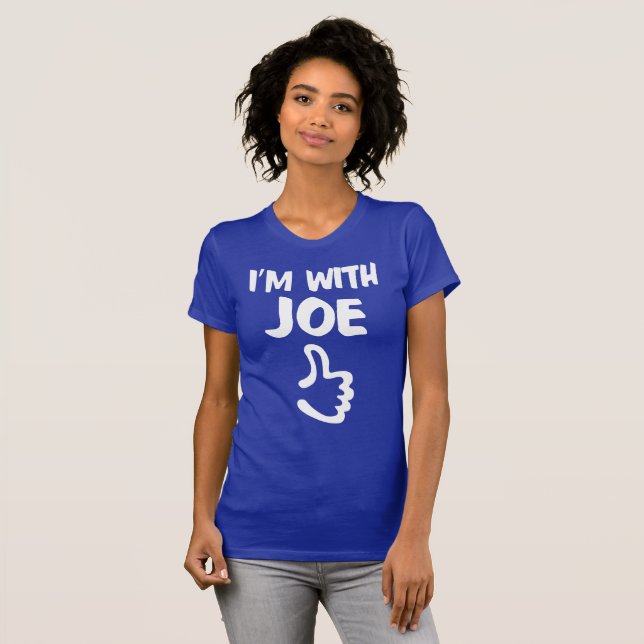Camiseta Estoy con las mujeres de Joe - de Lapis (Anverso completo)