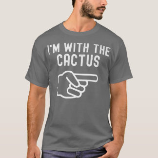 Camiseta Estoy con las parejas divertidas de Cactus coincid