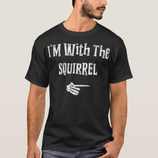 Camiseta Estoy con las parejas divertidas de Squirrel Hallo