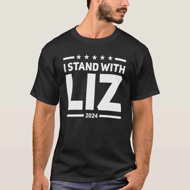 Camiseta Estoy Con Liz Cheney, Demócrata Electoral 2024 (Anverso)