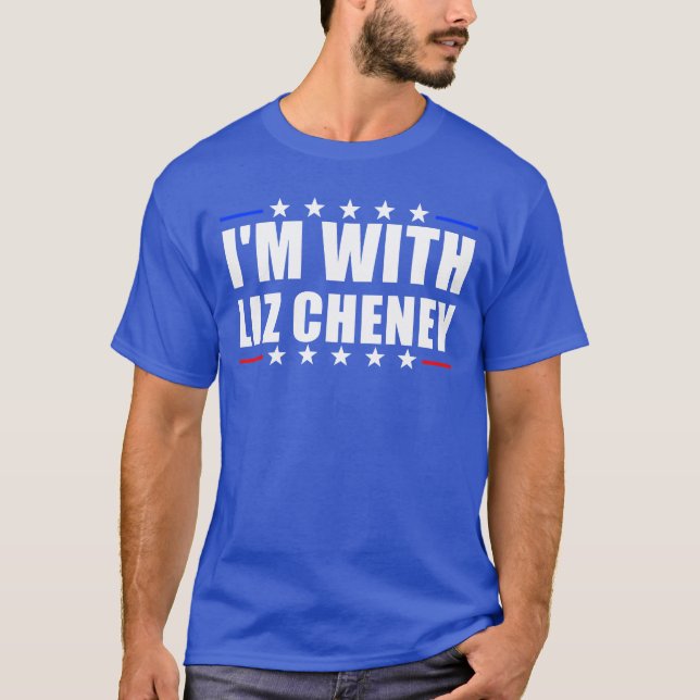 Camiseta Estoy con Liz Cheney, la elección presidencial (Anverso)
