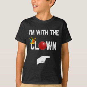 Camiseta Estoy con los disfraces de Halloween de payasos