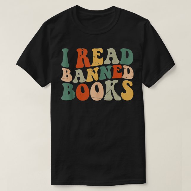 Camiseta Estoy Con Los Lectores De Libros Graciosos Prohibi (Diseño del anverso)