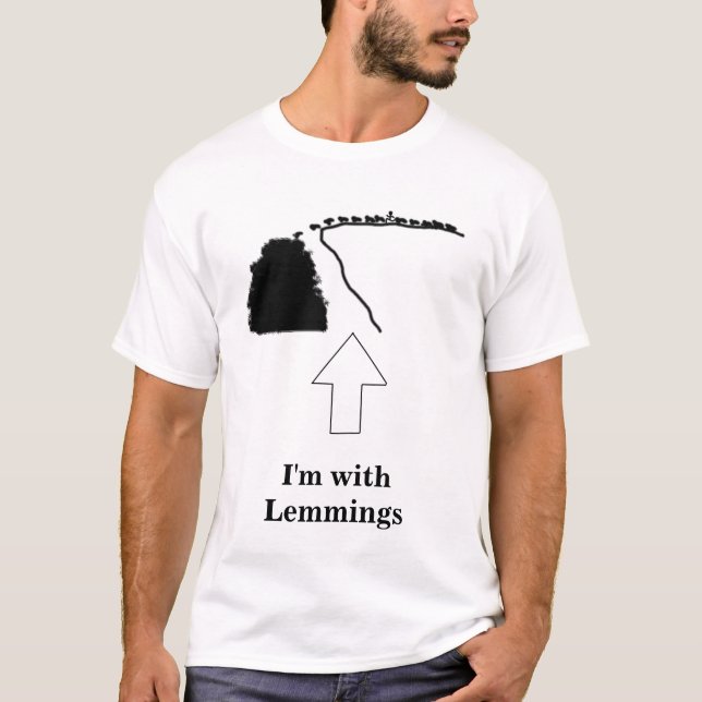 Camiseta Estoy con los lemings (Anverso)