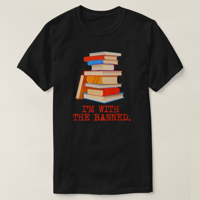 Camiseta Estoy con los libros prohibidos (Diseño del anverso)