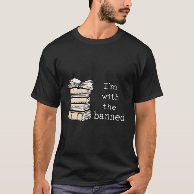 Camiseta Estoy Con Los Libros Prohibidos (Anverso)