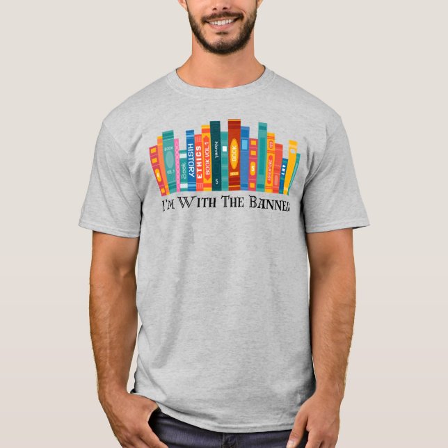 Camiseta Estoy con los libros prohibidos. (Anverso)
