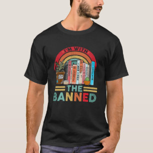 Camiseta Estoy con los libros prohibidos que leo libros de 