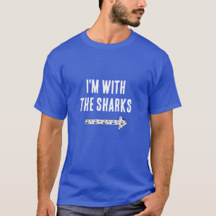 Camiseta Estoy con los tiburones divertido disfraz de Hallo